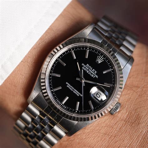 rolex daytjust marrone|rolex datejust black.